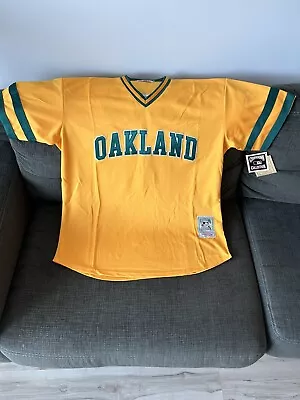 Mitchell & Ness Oakland A’s Athletics Jose Canseco Gold Jersey Men’s Sz: XXL • $89.99