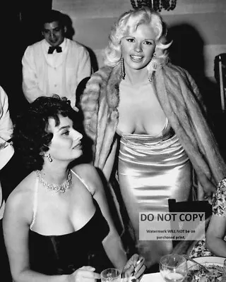 Sophia Loren & Jayne Mansfield 1957 Party - 8x10 Publicity Photo (cc873) • $8.87