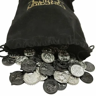 $62.61 • Buy RARE TREASURE RPG COIN STARTER SET Fantasy Tabletop Metal Tokens Campaign Coins