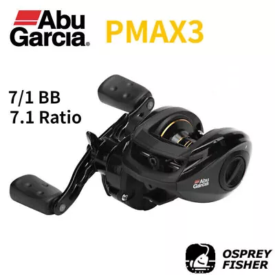 Abu Garcia Pro Max3 / PMAX3 Baitcasting Reel 7/1BB Low Profile Fishing Reel • $147.29