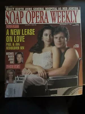 Soap Opera Weekly September 1991 Loving Lisa Peluso Joe Breen Michael Nader 58 • $14.99