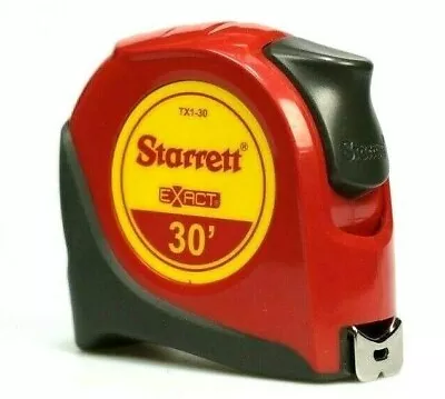 Starrett Exact TX1-30 30’ Tape Measure • $16.99