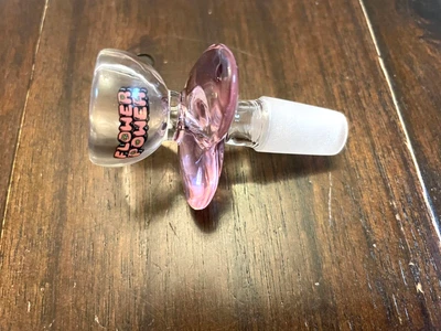 $14.99 • Buy 14mm Glass Bowl Slide Piece Pipe Pink Heart