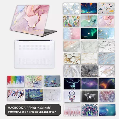 For Apple MacBook Air Pro 13 14 16 Inch Pattern Hard Case Shell + Keyboard Cover • $21.11