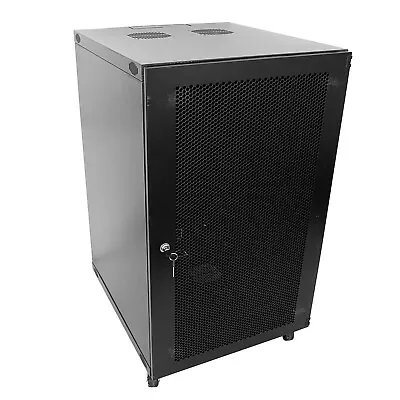 18U Wall Mount Network Server Cabinet Rack Enclosure  Door Lock 600mm Deep • $299.99