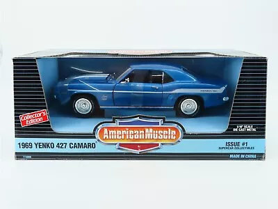 1:18 Scale Ertl/SCC American Muscle Die-Cast Blue 1969 Yenko 427 Camaro  • $119.95