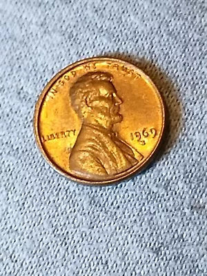 1969 S Mint Penny Off Center With Mint Error • $8