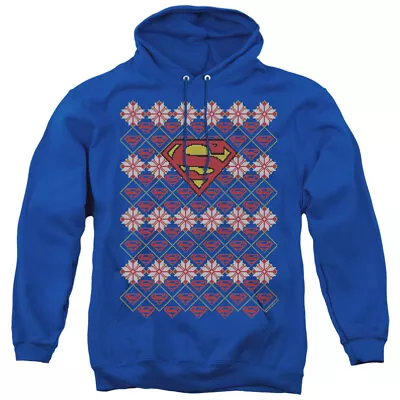 SUPERMAN CHRISTMAS SWEATER Licensed Hooded And Crewneck Sweatshirt SM-3XL • $42.95