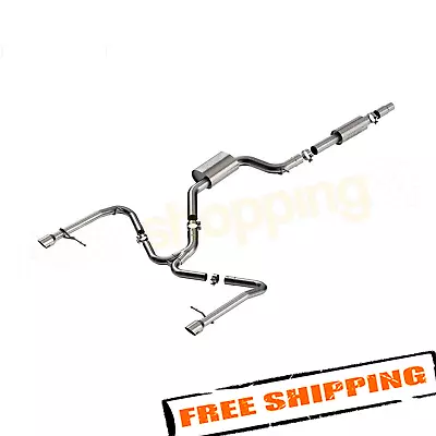 Borla 140850SB S-Type Catback Exhaust For 2019-2021 VW Jetta GLI MK7 2.0L 4 Cyl. • $1158.99