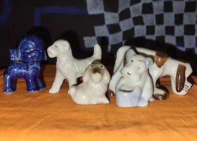 Vintage Small Miniature Ceramic Dog Figurines • $17