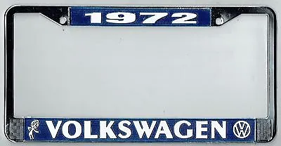 1972 Volkswagen VW Bubblehead Vintage California License Plate Frame BUG BUS T-3 • $48