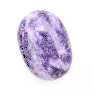 1 Pc Lepidolite Palm Stone Natural Crystal Healing Polished Stone • $10.99