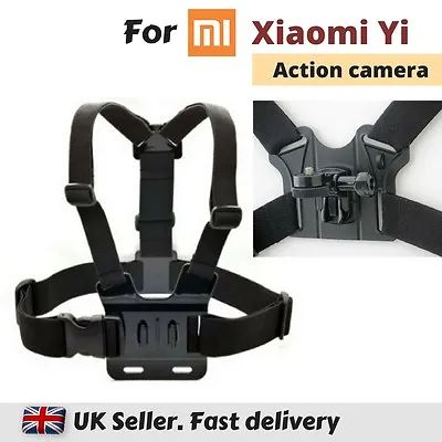 Body Chest Strap Harness Mount Holder For Xiaomi Yi 4K XiaoYi Yi Action Camera • £8.99