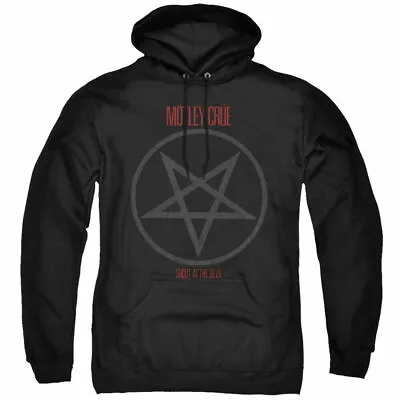 Motley Crue Shout At The Devil Hoodie Sweatshirt Licensed Rock Roll Retro Black • $31.49