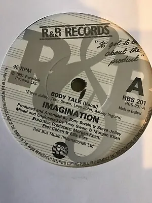 Imagination - Body Talk      Used 7” Single Record  • £2.99