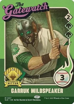 Garruk Wildspeaker - Baseball Secret Lair - FOIL - Magic The Baseballing • $14.99