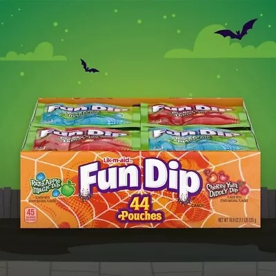 Fun Dip Candy Halloween Trick Apple Magic Dip Cherry Yum Diddly Dip Candy 44 Ct • $19.99