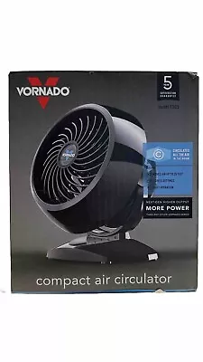 Vornado 1303 Compact Air Circulator 2 Speed Fan Sleek Black Quiet • $14.99