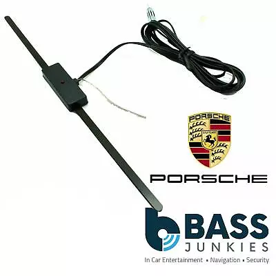 PORSCHE 12v Universal Internal Windscreen Glass Mount Car Radio Aerial Antenna • £9.50