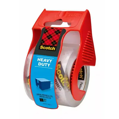 1.88 In. X 22.2 Yds. Heavy Duty Shipping Packaging Tape With Dispenser • $5.22
