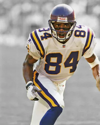 Minnesota Vikings RANDY MOSS Glossy 8x10 Spotlight Photo Print Poster HOF 2018 • $5.49