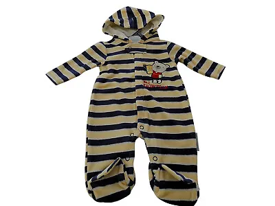 Hooded  All In One - Racing Team Color Beige & Navy Stripe • £9.99