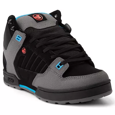 DVS Men's Militia Black Fiery Red Blue Hi Top Boot Shoes Clothing Apparel Ska • $131.52