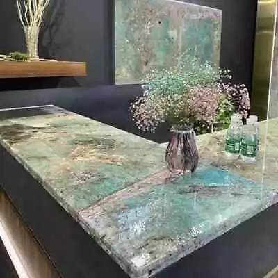 Amazonite Countertop Kitchen & Dining Countertop Gemstone Amazonite Table Top • $1360