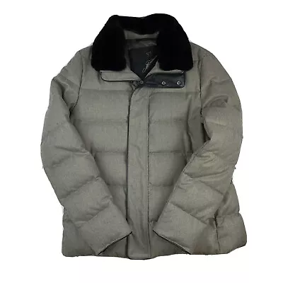 Montecore VBC Wool Down Puffer Jacket Fur Shawl Mens Jacket Size M NWOT • $399.99