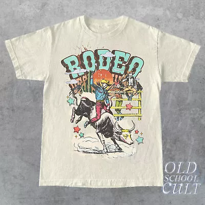 Rodeo Western Cowboy T-shirt Vintage 90s Graphic Western Shirt Retro Rodeo Tee • $17.99