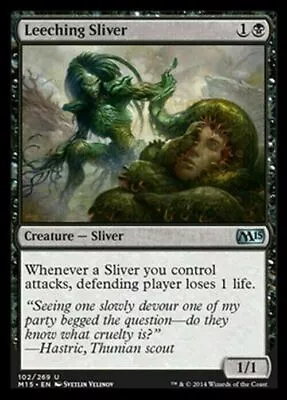 Leeching Sliver ~ Magic 2015 [ Excellent ] [ Magic MTG ] • £2.98