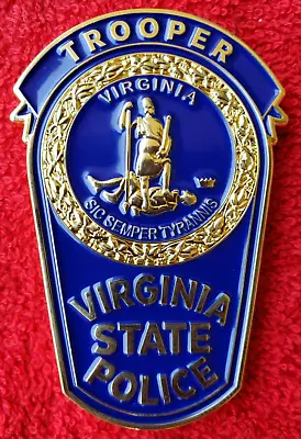 Virginia State Police Trooper Challenge Coin (ela Chp Lapd Police Not Nypd • $22.50