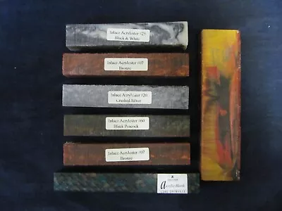 Woodturning 7 X Mixed Acrylic Pen / Razor Blanks • £10