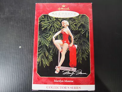 1999 Hallmark MARILYN MONROE Ornament In Box W Price Tab!! Red Swimsuit!!! • $10.48