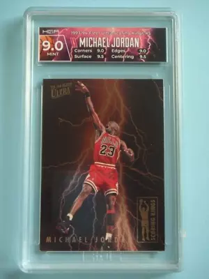 1993-94 Fleer Ultra Michael Jordan Scoring Kings #5 HGA 9 MINT • $1999