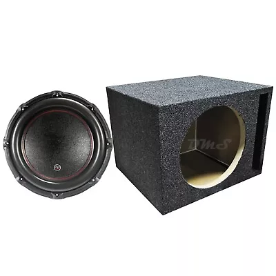 Audiopipe TXX-BDC1-15 | 15 Inch 1600W DVC 4 Ohm Car Audio Subwoofer + Ported Box • $187.95