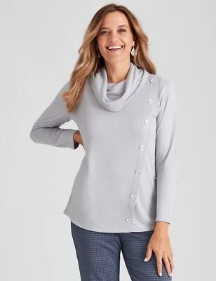 $20.38 • Buy Millers Long Sleeve Brushed Cowl Top Womens Clothing  Tops T-Shirt