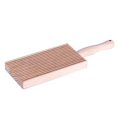 Avanti Wooden 20cm Rectangular Gnocchi Board Kitchen Pasta Maker/Paddle Brown • $15