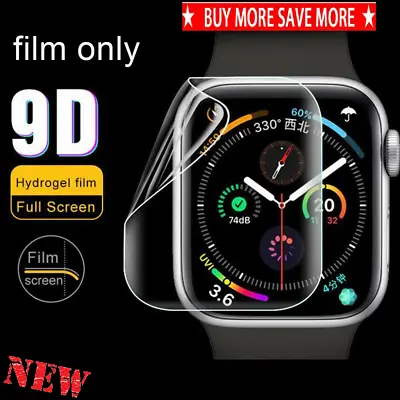 $1.76 • Buy  For Apple Watch Series 7 Tempered Glass / TPU Screen Protector Film 41-45MM