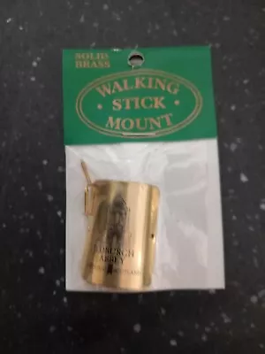 Vintage Walking Stick Badge / Mount--jedburgh Abbey-new /in Packet===solid Brass • £2.50