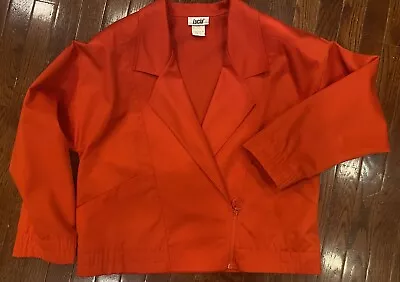Red Weathervane Jacket By Lucia Vintage Y2K 90s Women’s Size 12  Rare Find • $38