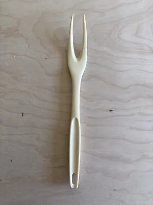 Vintage Foley Serving Fork USA White Cream Nylon 11  • $12.75