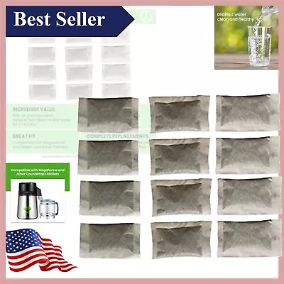 NSF Certified Activated Charcoal Filters - Megahome Distillers 12 Count Pack • $31.95