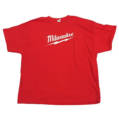 Milwaukee Tools T Shirt Size 3XL Licensed Red  • $14.99