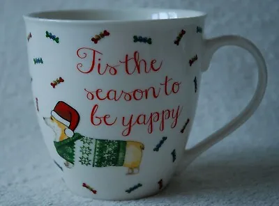 £8.50 • Buy Milly Green Jumbo XL Coffee Mug 'Tis The Season To Be Yappy  Corgi Dog Christmas