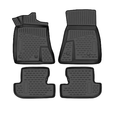 Floor Mats Liner For Ford Mustang Coupe 2015-2023 All Weather TPE Black 4 Pcs • $79.90