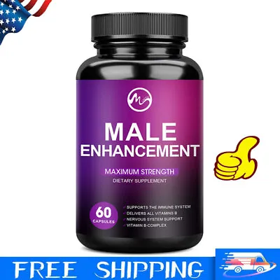 Best Male Enhancement Capsulesenlarger BiggerLongerGrowthThicker60 Pills • $13.66