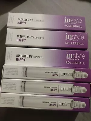 $48 • Buy Instyle Inspired By Cliniques Happy 0.34 Fl Oz Rollerball Eu De Toilette New 6ea