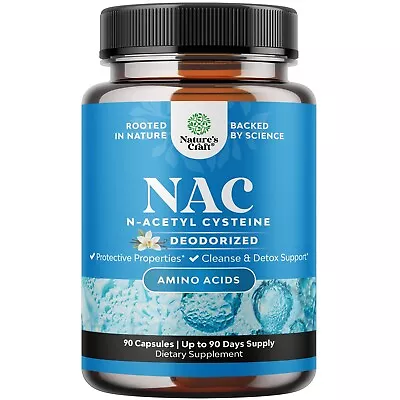 NAC Supplement N-Acetyl Cysteine With Vanilla - Detox Cleanse Liver Supplement • $15.75