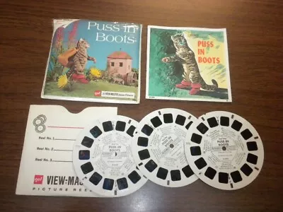 PUSS IN BOOTS B320 Viewmaster 3 Reels PACKET SET • $12.50